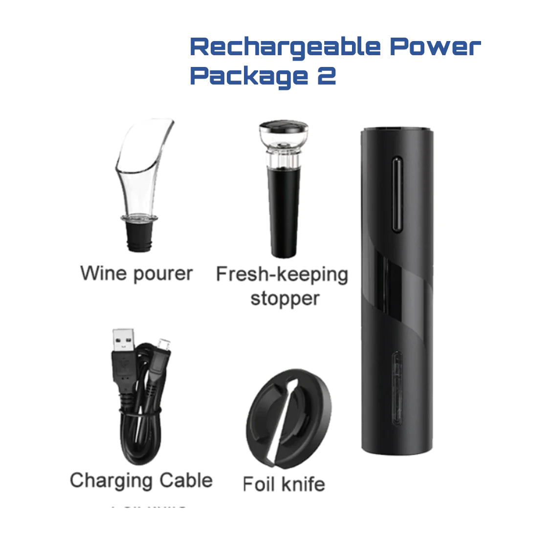 Rechargeable Wine Bottle Opener